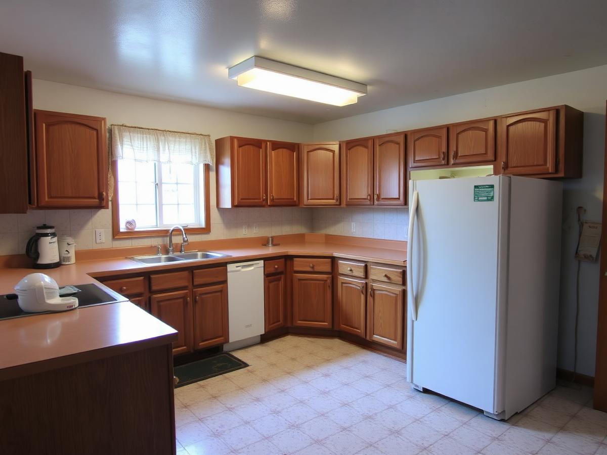 Kitchen renovation in Simcoe County, before